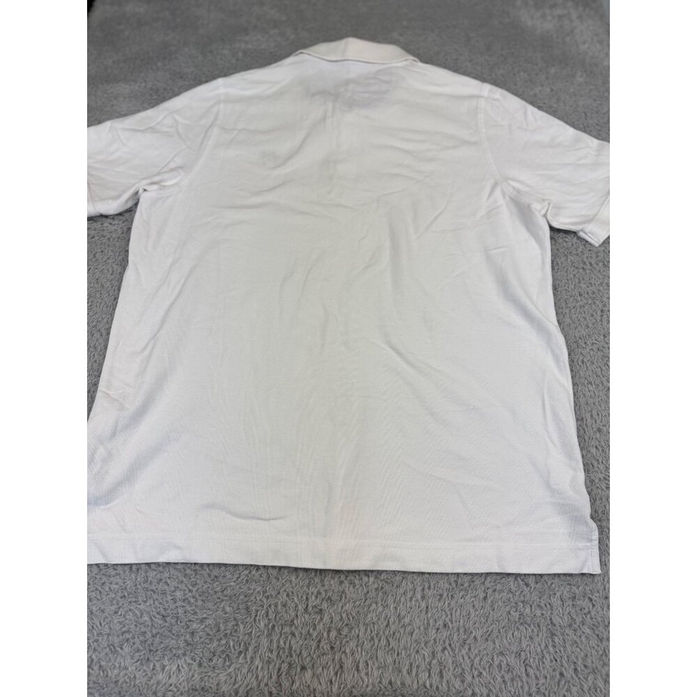 Robert Graham White Polo Shirt XL Classic Fit Embroidered Devil Logo Made - Peru - Picture 9 of 13